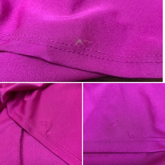 Celeb Hot Pink Wrap Mini Dress Women’s Size S Ruched Spaghetti Strap Party - Picture 8 of 8